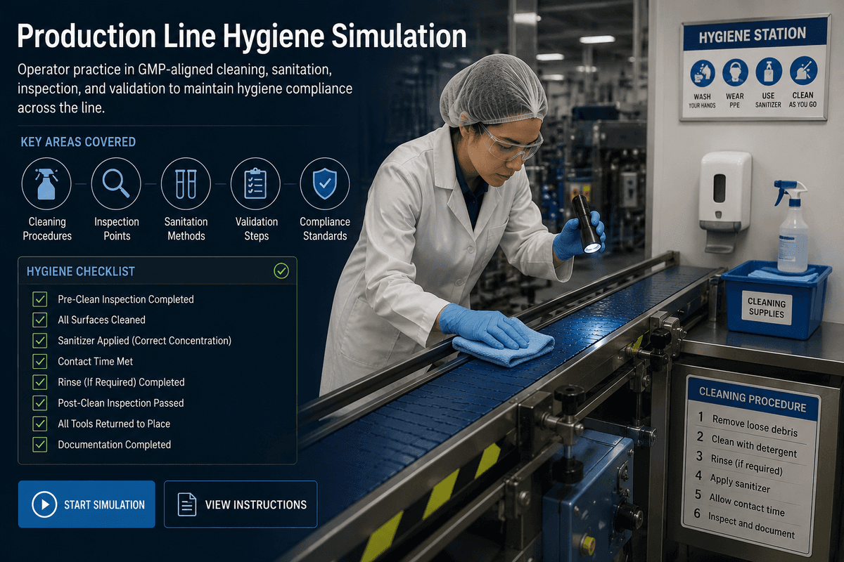Simulated Floor Operations